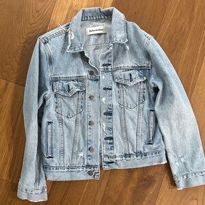 Reformation Faded Blue Denim Jacket